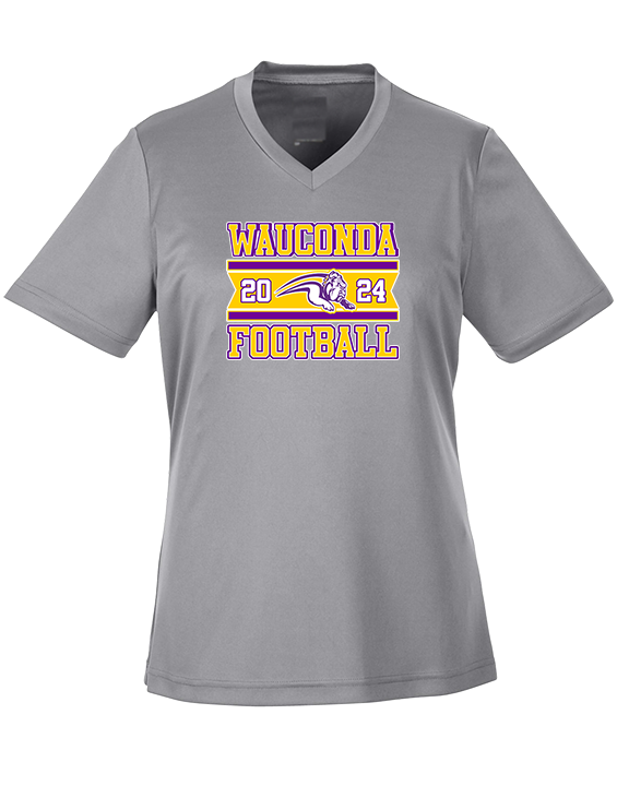 Wauconda HS Football Stamp - Womens Performance Shirt