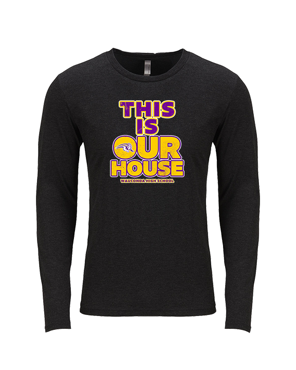 Wauconda HS Football TIOH - Tri-Blend Long Sleeve