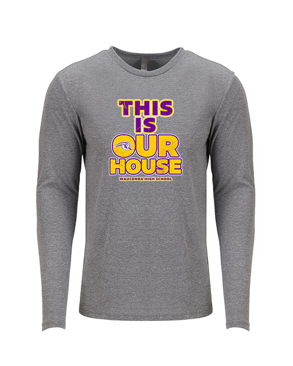 Wauconda HS Football TIOH - Tri-Blend Long Sleeve