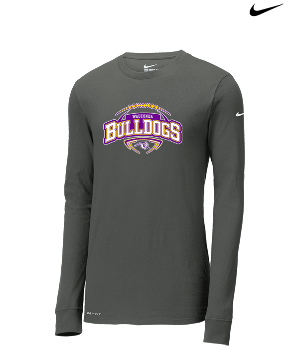 Wauconda HS Football Toss - Mens Nike Longsleeve