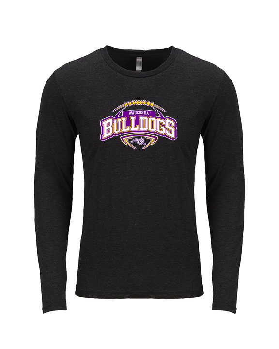 Wauconda HS Football Toss - Tri-Blend Long Sleeve