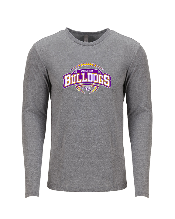 Wauconda HS Football Toss - Tri-Blend Long Sleeve