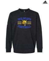 Will C Wood HS Football Curve - Mens Adidas Crewneck