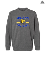 Will C Wood HS Football Curve - Mens Adidas Crewneck