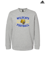 Will C Wood HS Football Curve - Mens Adidas Crewneck