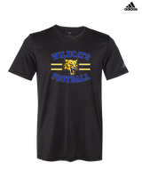 Will C Wood HS Football Curve - Mens Adidas Performance Shirt