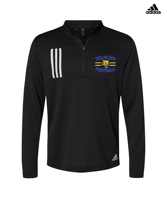 Will C Wood HS Football Curve - Mens Adidas Quarter Zip