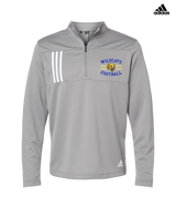 Will C Wood HS Football Curve - Mens Adidas Quarter Zip