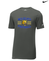 Will C Wood HS Football Curve - Mens Nike Cotton Poly Tee