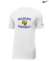 Will C Wood HS Football Curve - Mens Nike Cotton Poly Tee