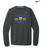 Will C Wood HS Football Curve - Mens Nike Crewneck