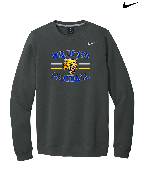 Will C Wood HS Football Curve - Mens Nike Crewneck