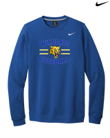 Will C Wood HS Football Curve - Mens Nike Crewneck