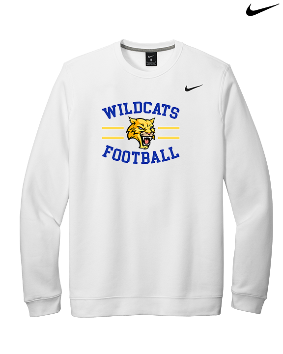 Will C Wood HS Football Curve - Mens Nike Crewneck