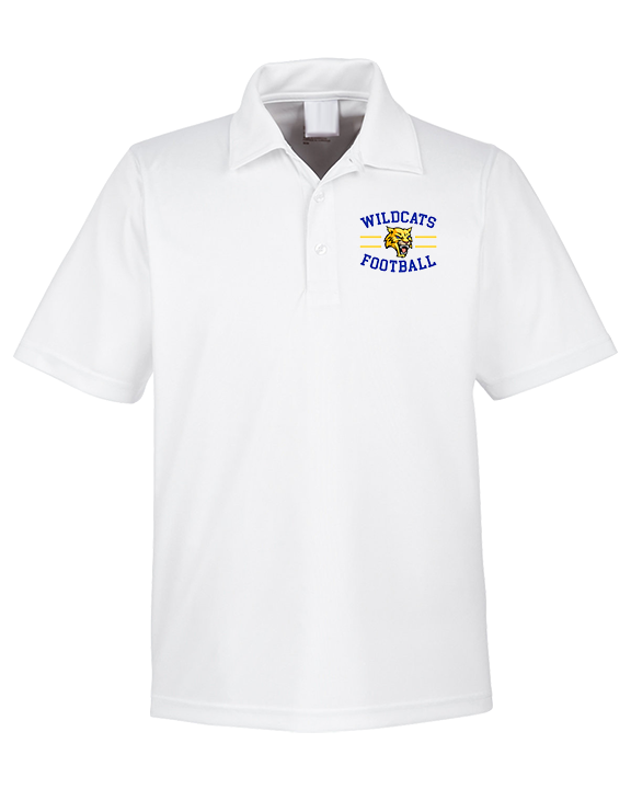 Will C Wood HS Football Curve - Mens Polo