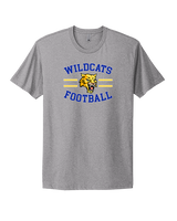 Will C Wood HS Football Curve - Mens Select Cotton T-Shirt