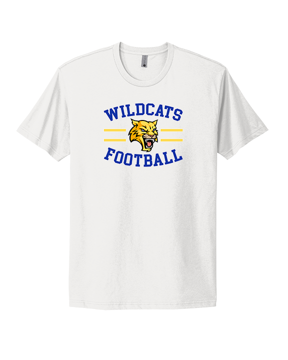 Will C Wood HS Football Curve - Mens Select Cotton T-Shirt