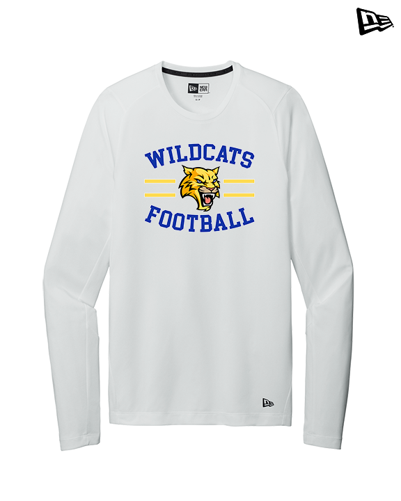 Will C Wood HS Football Curve - New Era Performance Long Sleeve