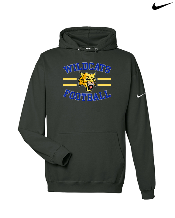 Will C Wood HS Football Curve - Nike Club Fleece Hoodie