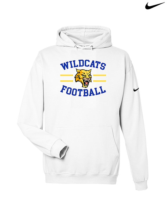 Will C Wood HS Football Curve - Nike Club Fleece Hoodie