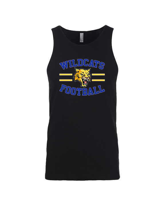 Will C Wood HS Football Curve - Tank Top