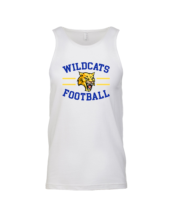 Will C Wood HS Football Curve - Tank Top