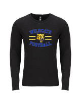 Will C Wood HS Football Curve - Tri-Blend Long Sleeve