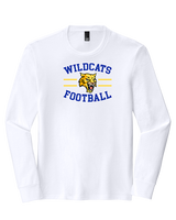 Will C Wood HS Football Curve - Tri-Blend Long Sleeve