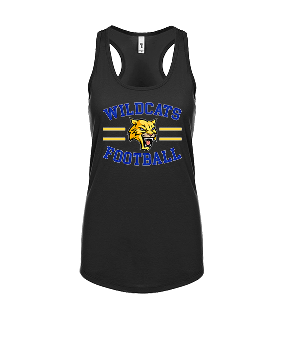 Will C Wood HS Football Curve - Womens Tank Top