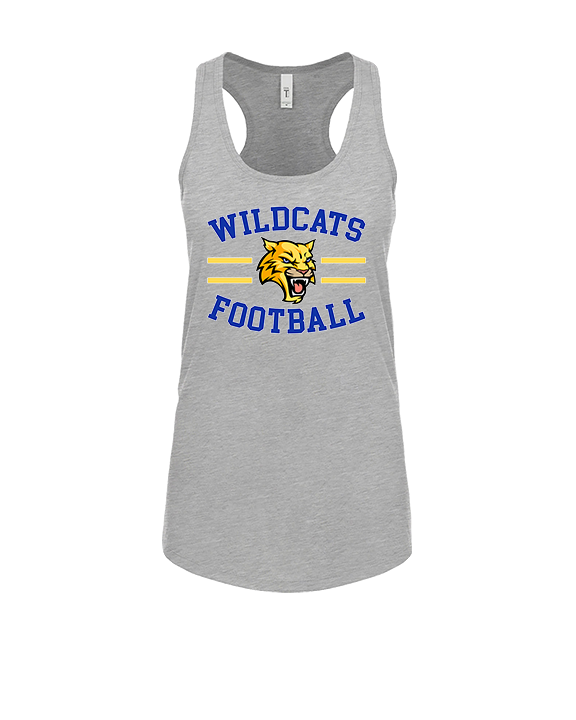 Will C Wood HS Football Curve - Womens Tank Top