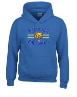 Will C Wood HS Football Curve - Youth Hoodie