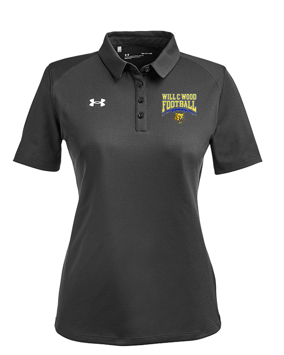 Will C Wood HS Football Football - Under Armour Ladies Tech Polo