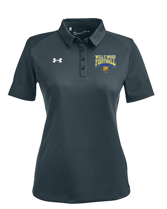 Will C Wood HS Football Football - Under Armour Ladies Tech Polo