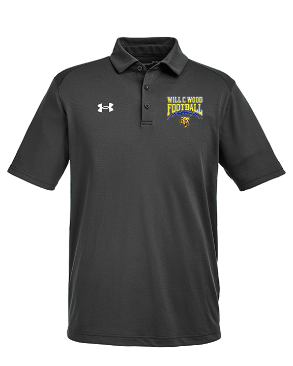 Will C Wood HS Football Football - Under Armour Mens Tech Polo