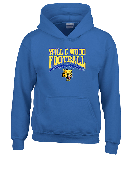 Will C Wood HS Football Football - Youth Hoodie