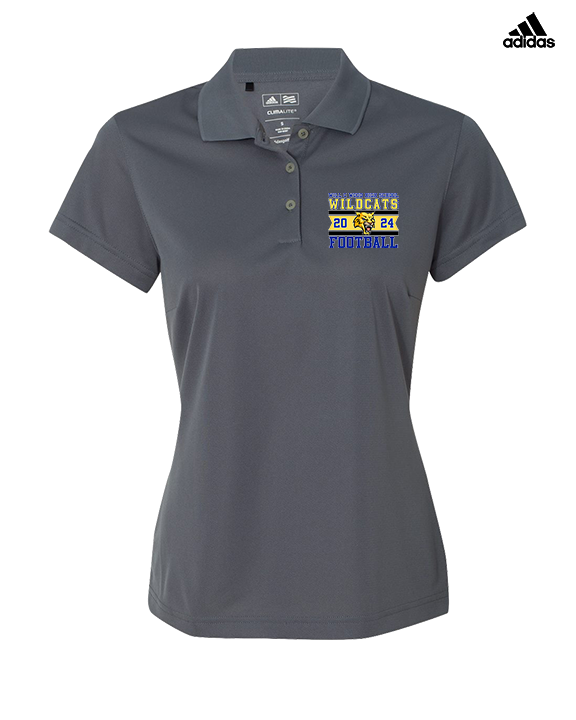 Will C Wood HS Football Stamp - Adidas Womens Polo