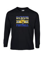 Will C Wood HS Football Stamp - Cotton Longsleeve