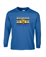 Will C Wood HS Football Stamp - Cotton Longsleeve