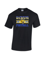 Will C Wood HS Football Stamp - Cotton T-Shirt