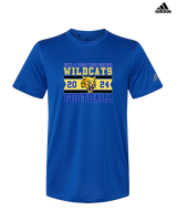 Will C Wood HS Football Stamp - Mens Adidas Performance Shirt