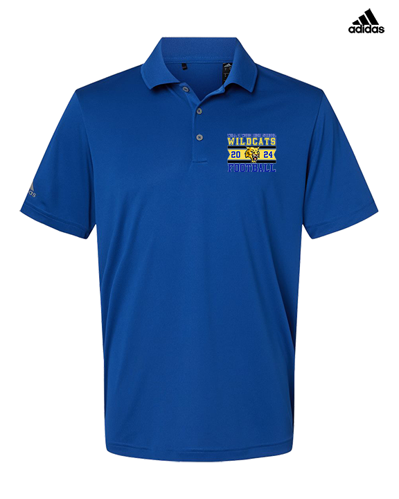 Will C Wood HS Football Stamp - Mens Adidas Polo