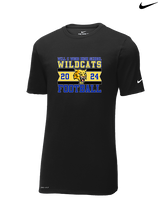 Will C Wood HS Football Stamp - Mens Nike Cotton Poly Tee