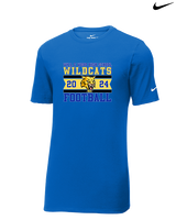 Will C Wood HS Football Stamp - Mens Nike Cotton Poly Tee