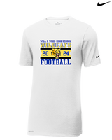 Will C Wood HS Football Stamp - Mens Nike Cotton Poly Tee