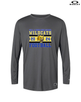 Will C Wood HS Football Stamp - Mens Oakley Longsleeve