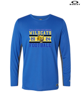 Will C Wood HS Football Stamp - Mens Oakley Longsleeve