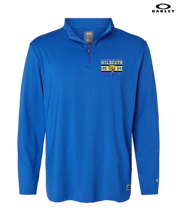 Will C Wood HS Football Stamp - Mens Oakley Quarter Zip