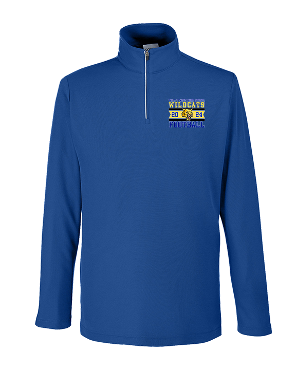 Will C Wood HS Football Stamp - Mens Quarter Zip