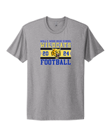 Will C Wood HS Football Stamp - Mens Select Cotton T-Shirt