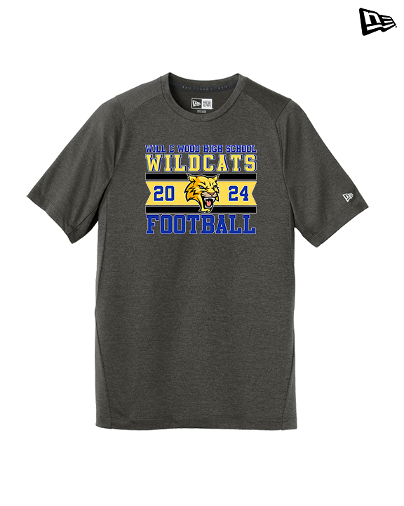 Will C Wood HS Football Stamp - New Era Performance Shirt